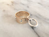 The Romy Door Knocker Ring (Round Spikes)
